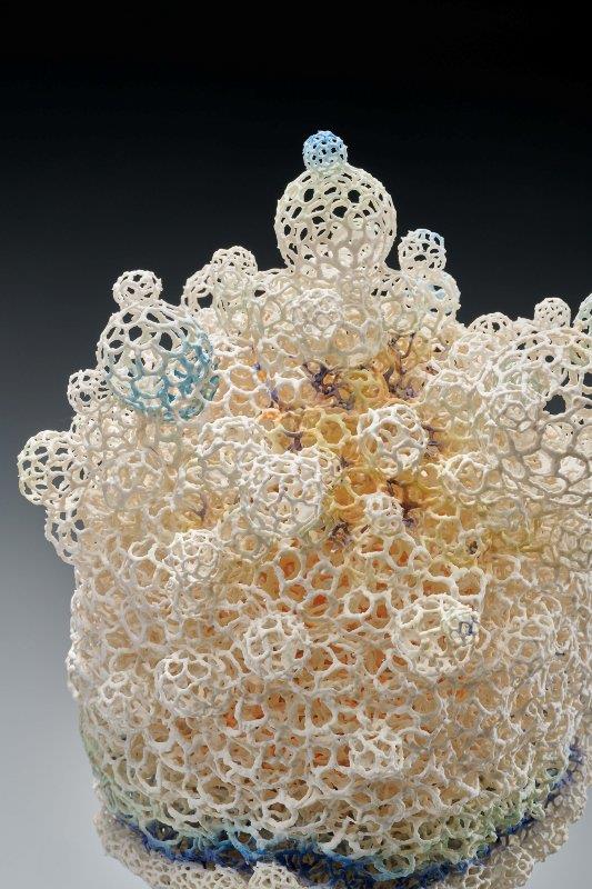 創作組銅獎 余成忠(臺灣) 生命的構築(5) 33x36x58cm