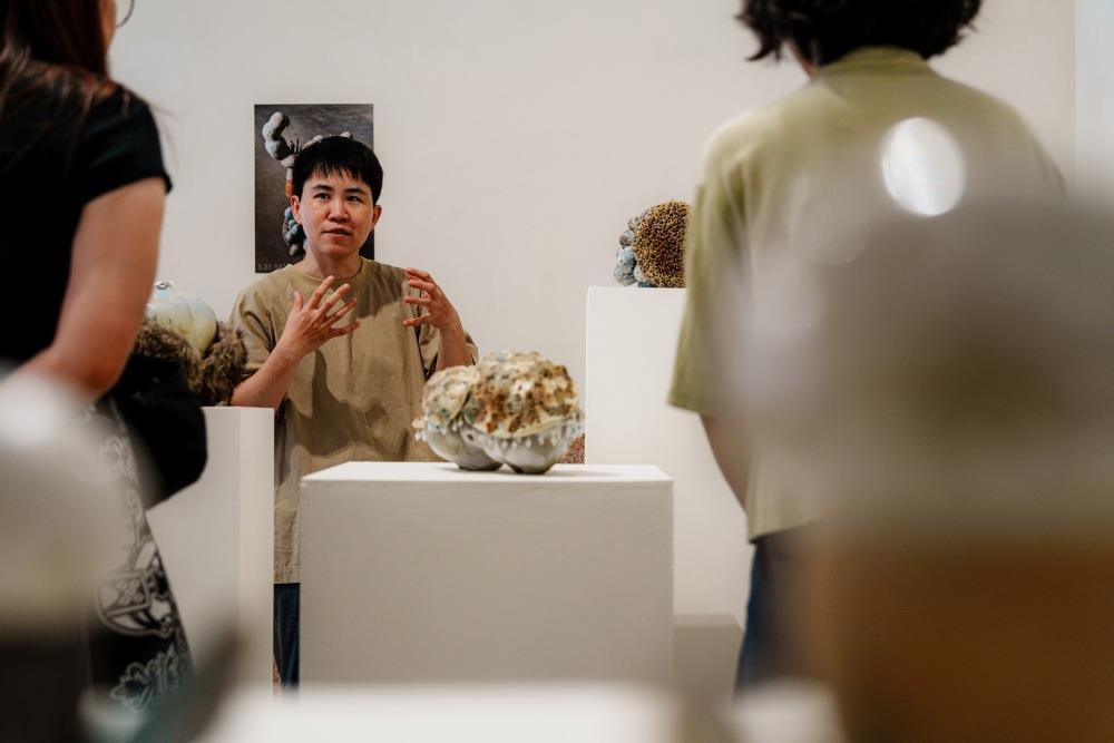 2025年6月詹昀軒於臺南青青土氣「野地遊」展覽開幕作品分享