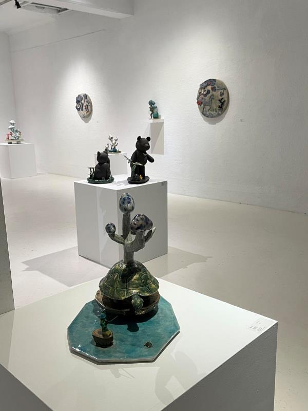 葉怡利個展現場一景